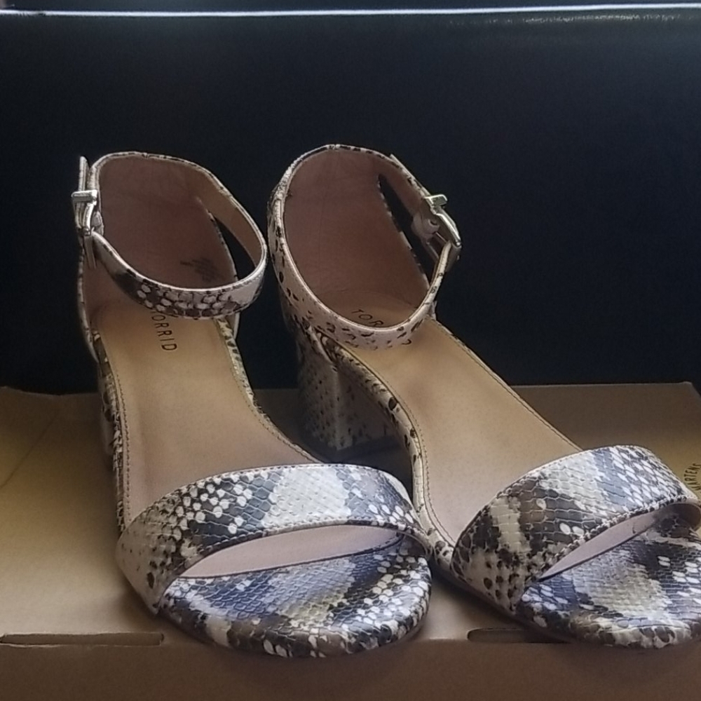 Snake skin heels